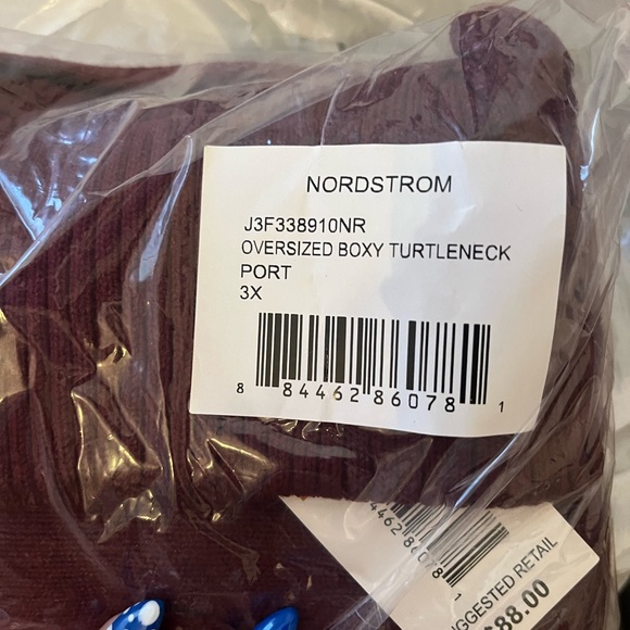 Assorted Joseph A turtleneck boxy poncho sweaters, purchased from Nordstrom new - Picture 5 of 8